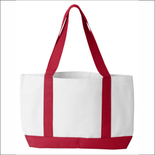 Liberty Bag P&O Cruiser Tote White/Red