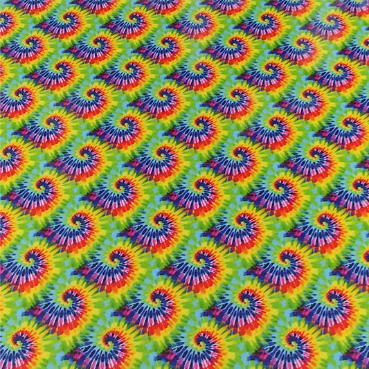 Specialty PSV Fashion Patterns-Small Tie Dye 12in x 15in Sheet (Permanent Adhesive Pattern Vinyl) CLEARANCE