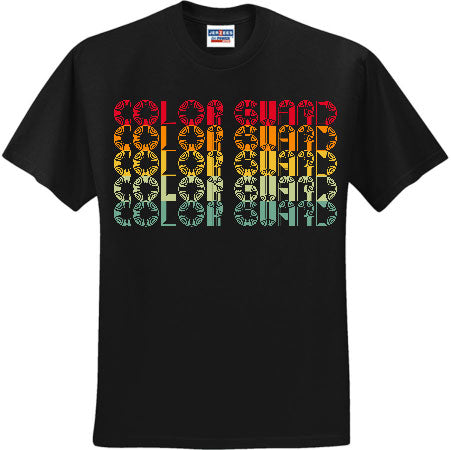 Stacked Multicolor Color Guard (CCS DTF Transfer Only)