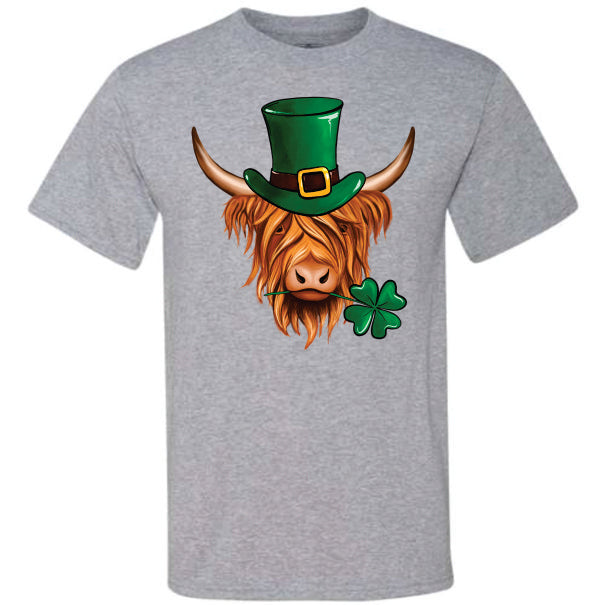 St Patrick's Highland Cow (CCS DTF Transfer Only)