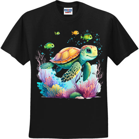 Swimming Turtle (CCS DTF Transfer Only)