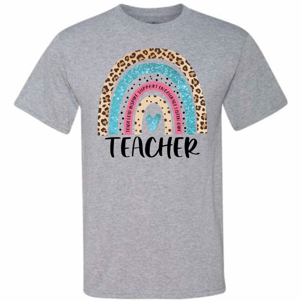 Teacher Rainbow (CCS DTF Transfer Only)