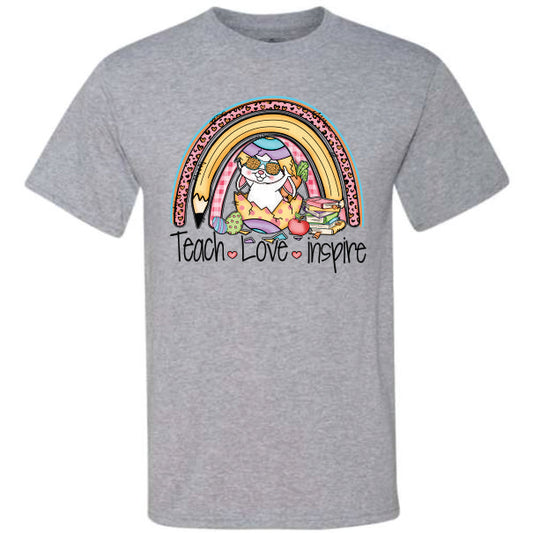 Teach Love Inspire Easter Rainbow (CCS DTF Transfer Only)