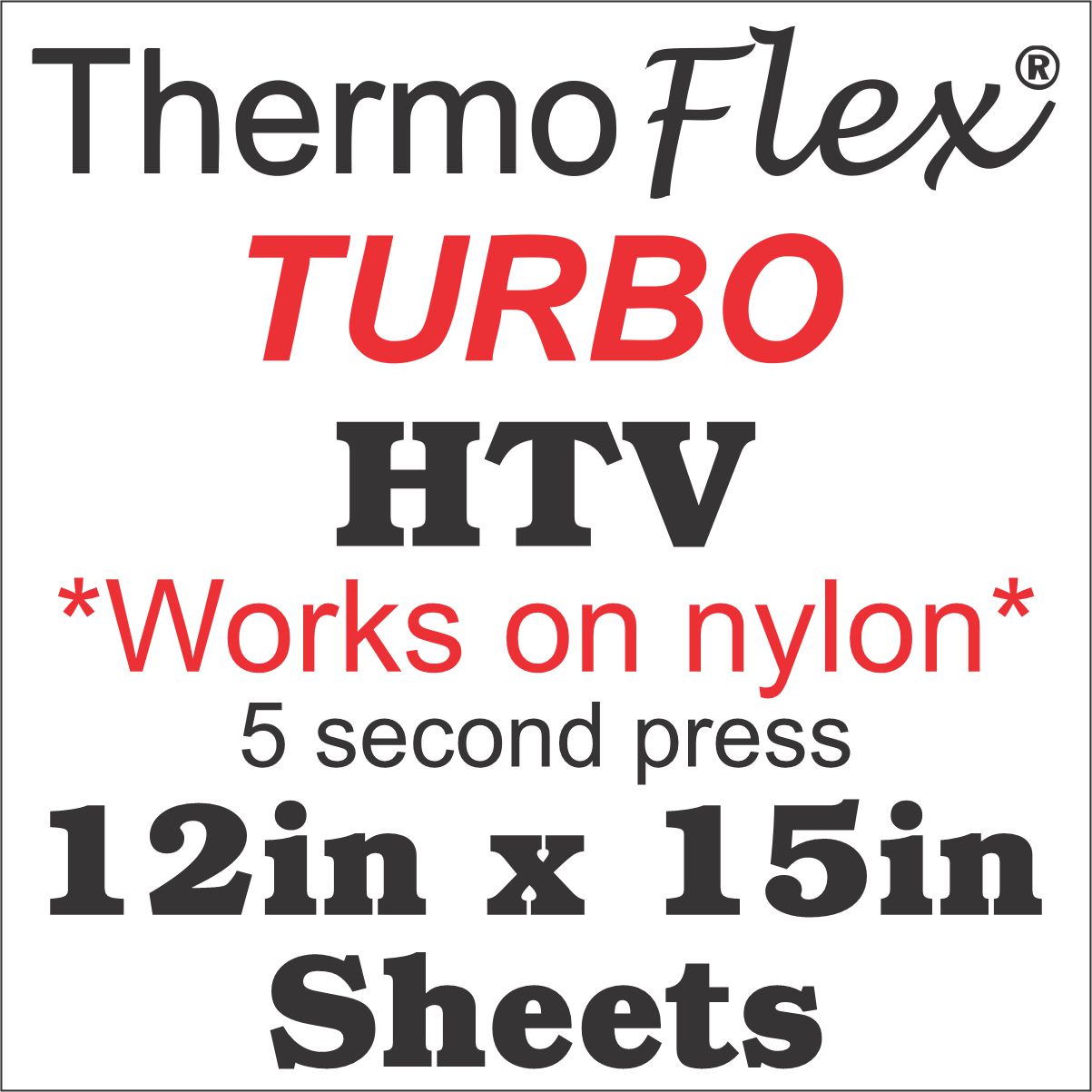 Thermoflex® Turbo HTV 12in x 15in Sheets - CraftCutterSupply.com