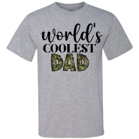World's Coolest Dad Camo (CCS DTF Transfer Only)