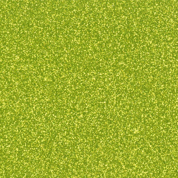 GlitterFlex® Ultra Yellow Green Glitter HTV - CraftCutterSupply.com