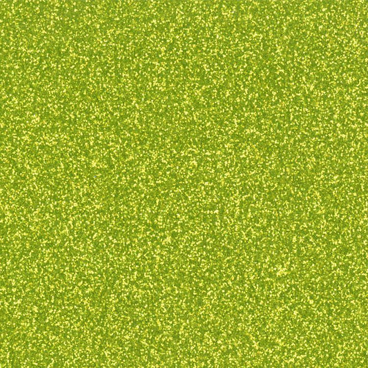 GlitterFlex® Ultra Yellow Green Glitter HTV - CraftCutterSupply.com